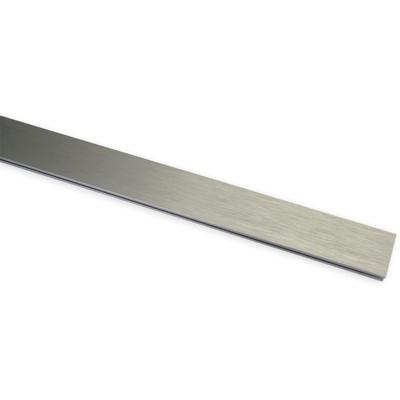 Gardinenstange "Matteo mit Innenlauf, rechteckig", silber (stahl, gebürstet), B:160cm, Aluminium, SCHÖNER WOHNEN-KOLLEKTION, Gardinenstangen Image