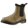 Chelseaboots DR. MARTENS "2976 Leonore" Gr. 38, grün (olive) Damen Schuhe Schlupfstiefeletten