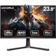 KOORUI 23.8 Zoll Gaming Monitor, 2K Bildschirm QHD(2560 * 1440p), 165hz Vertical PC Monitors Adaptive Sync (Nano-IPS, 1ms, Eye Care, HDR 10, 100% SRGB, VESA 100x100mm, Höhenverstellbar)- GP01