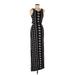 Amuse Society Casual Dress Scoop Neck Sleeveless: Black Dresses - Women's Size Small
