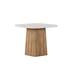 A.R.T. Portico Pedestal End Table Wood in Brown | 21 H x 18 W x 18 D in | Wayfair 323308-3335