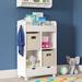 Isabelle & Max™ Montolio Book Nook Cubby Storage Cabinet w/ Bookrack & 2 Bins Wood in Brown | Wayfair 2476D4DD3EDD4CE0AC253EE0DCE9E245