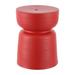 AllModern Biali 17.25" Tall Ceramic Garden Stool Ceramic in Red | 17.25 H x 13.5 W x 13.5 D in | Wayfair DC5138F4EE16433C99A081341EBD259C