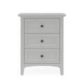 Birch Lane™ Renee Solid Wood Nightstand Wood in Gray | 30 H x 24 W x 19 D in | Wayfair 5ECAE9FCD2D8455CBA0C51F4035CBCF9