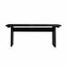 Loon Peak® Gula Rectangular Dining Table Wood in Black/Brown/Green | 29.5 H x 55.1 W x 27.6 D in | Wayfair 42F9D6C8E27E447D8A723611BD8AC95B