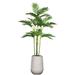 Vintage Home 80.08" Artificial Palm Tree in Planter Plastic in White | 80.08 H x 38 W x 38 D in | Wayfair VHX113241