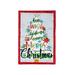 The Holiday Aisle® Addell Double Sided 18" H x 12.5" W Nylon Christmas Garden Flag | 18 H x 12.5 W in | Wayfair 11351D85AD954A7CA0BCFA116C815AA2