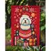 Caroline's Treasures Double Sided 15.5" H x 11.25" W Polyester Christmas Garden Flag | 15.5 H x 11.25 W in | Wayfair DAC3073GF