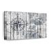 Longshore Tides Compass Canvas Print Canvas in Gray | 24 H x 16 W x 1.25 D in | Wayfair 5E23FC8E226E4238B00B52F7D6FDBB0E