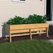 Red Barrel Studio® Eckmark Wood Outdoor Raised Garden Bed Wood in Brown | 28.5 H x 70.8 W x 31.4 D in | Wayfair 4D8710B4B4824C5EAD9D14689155B40A