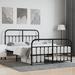 August Grove® Brender Metal Slat Bed in Black | 39.4 H x 61.4 W x 81.5 D in | Wayfair 273EC11232EA43928E76269D27DE94D8
