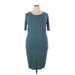 Lularoe Casual Dress: Teal Dresses - New - Women's Size 3X