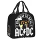 Benutzer definierte Blues Rock AC DC Lunch Bag Männer Frauen Wärme kühler isoliert Lunchbox für