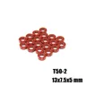 T50 2 Carbonyl Eisen Pulver Kerne T50-2 13*7.5*5mm 4 9 nH/N2 Staub Ferrit Toroid rot Kern