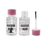 ZTTD Glitter Eye Shadow Glitter Bright Powder Base Glue Waterproof Quick Drying Eye Shadow Base Glue Body Sequin Base Glue 25ML All Skin Types Clear