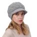 Baberdicy Beret Hair Drying Microfiber Micro Fiber Velvet Extra Long Bath Hair Towel Wrap Dry Hair Hat Dryer Turban Beret Hat Grey