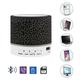 New Mini Portable Bluetooth Speaker Car Audio A9 Dazzling Crack LED Wireless Speaker Subwoofer Speakers TF Card USB Charging