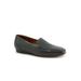 Wide Width Women's Vista Casual Flat by SoftWalk in Dark Green (Size 8 W)