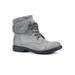 Wide Width Women's Duena Bootie by Cliffs in Light Grey Fabric (Size 6 W)