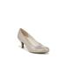 Wide Width Women's Parigi Pump by LifeStride in Champagne Fabric (Size 7 W)