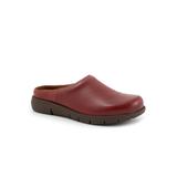 Women's Andria Slip On Clog by SoftWalk in Dark Red (Size 7 M)