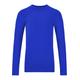 Funktionsshirt ZIGZAG "Gualala" Gr. 116/122, blau (neonblau) Kinder Shirts Tops aus schnell trocknendem Funktionsstretch