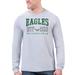 Men's Starter Gray Philadelphia Eagles Retro Long Sleeve T-Shirt