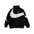 Nike Big Swoosh Reversible Boa Jacket (Asia Sizing) Black White - Size: asia xs