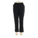 Croft & Barrow Casual Pants - High Rise: Black Bottoms - Women's Size X-Large