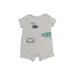 Carter's Short Sleeve Outfit: Gray Marled Bottoms - Size 3 Month