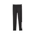 Leggings PUMA "FIT HIGH-WAIST 7/8 TIGHT G" Gr. 152, N-Gr, schwarz (puma black, puma black) Kinder Hosen Leggings