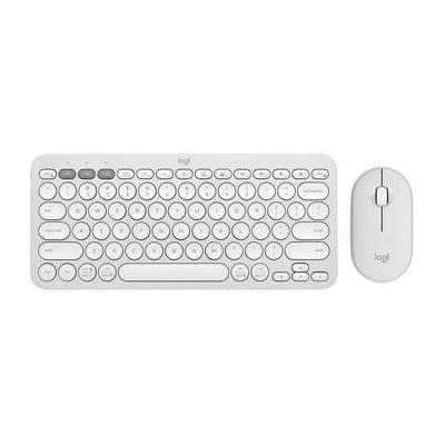 Logitech Pebble 2 Wireless Keyboard and Mouse Combo (Tonal White) 920-012198