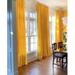 AD Couture Home Canary Silk Dupioni Thermal Blackout Pinch Pleated Curtain Panel Silk in Yellow | 84 H x 50 W in | Wayfair SM23-DR-SDCY-084