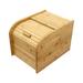 Lomana 2.5 Gallons Square Food Storage Container, Bamboo | 9.8 H x 10.4 W x 13.8 D in | Wayfair JC1071