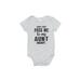 Baby Essentials Short Sleeve Onesie: Gray Bottoms - Size 12 Month