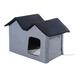 Tucker Murphy Pet™ Canin Dog House, Wood in Gray | Wayfair 04FCE87722B9452B8DC544694650F6E7