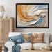 Ivy Bronx Gold Eternal Swirl III - Abstract Spirals Wall Art Living Room Canvas, Cotton | 12 H x 20 W x 1 D in | Wayfair
