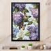 Rosalind Wheeler Purple Lilac Fragrant Flowers V Framed On Canvas Print Metal in Pink | 32 H x 24 W x 1 D in | Wayfair