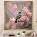 Red Barrel Studio® Bluebird On Blossom Cherry II On Canvas Print redCanvas, Cotton | 30 H x 30 W x 1 D in | Wayfair