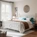 Alcott Hill® Caoimhin Metal Open-Frame Bed Metal in White | 45.6 H x 76.8 W x 82.8 D in | Wayfair 147FC6846CD54EC0900965636A42234D