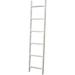 Loon Peak® 6' Blanket Ladder Wood/Solid Wood in White | 72 H x 16 W x 4 D in | Wayfair D03A238951204D0B88F84366097F50CE