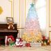 The Holiday Aisle® 72' Lighted Artificial Christmas Tree in White | Wayfair 9067029F37764794AD621DD2A5277FBA