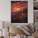 Latitude Run® Spain Andalusian Sunset - Spain Print on Natural Pine Wood Metal in Brown | 40 H x 30 W x 0.78 D in | Wayfair