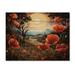 Latitude Run® Countryside Red Poppy Field III On Wood Print Metal in Brown | 24 H x 32 W x 0.78 D in | Wayfair A3E5326AC32648DF9844402CF80DC20E