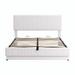 Brayden Studio® Christyl Vegan Leather Platform Storage Bed Wood & /Upholstered/Faux leather in White | 42.9 H x 63 W x 84.3 D in | Wayfair