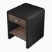 Brayden Studio® Chaydenn Manufactured Wood Nightstand Wood in Black/Brown | 24.4 H x 20.1 W x 20 D in | Wayfair 3B76AEAE46F64E6B943017ACAF26D086