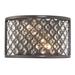 Genevieve 6" High 2-Light Sconce - Oil Rubbed Bronze