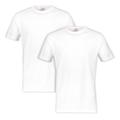 T-Shirt LERROS, Herren, Gr. L, weiß, Single Jersey, Obermaterial: 100% Baumwolle, Rundhals, Kurzarm, Shirts, in klassischer Optik