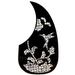 FRCOLOR Acoustic Guitar Pickguard Butterfly Acoustic Guitar Pickguard Self Adhesive Guitar Pickguard