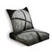 Outdoor Deep Seat Cushion Set Old basketball after playing in Vintage picture and select focus Back Seat Lounge Chair Conversation Cushion for Patio Furniture Replacement Seating Cushion